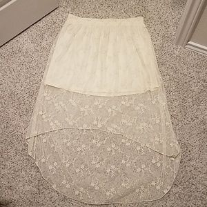 Floral Embroidered Skirt